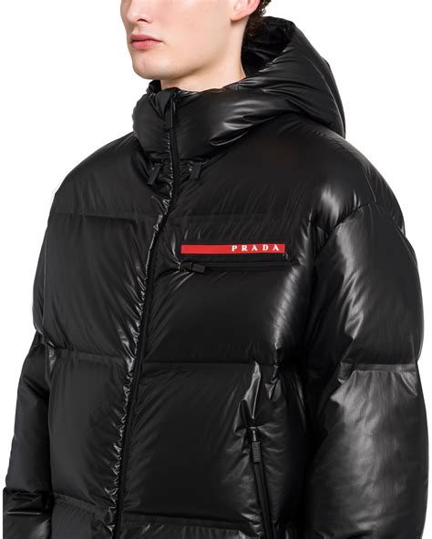 black prada jacket puffer